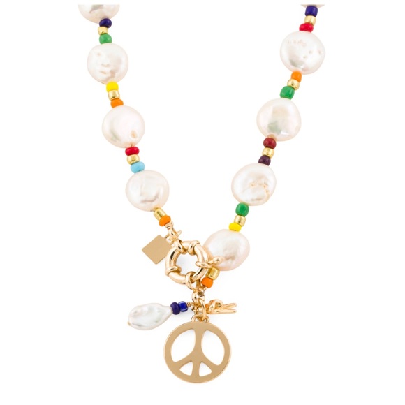 Dannijo Paz Freshwater Pearl Necklace NWT - Picture 3 of 16